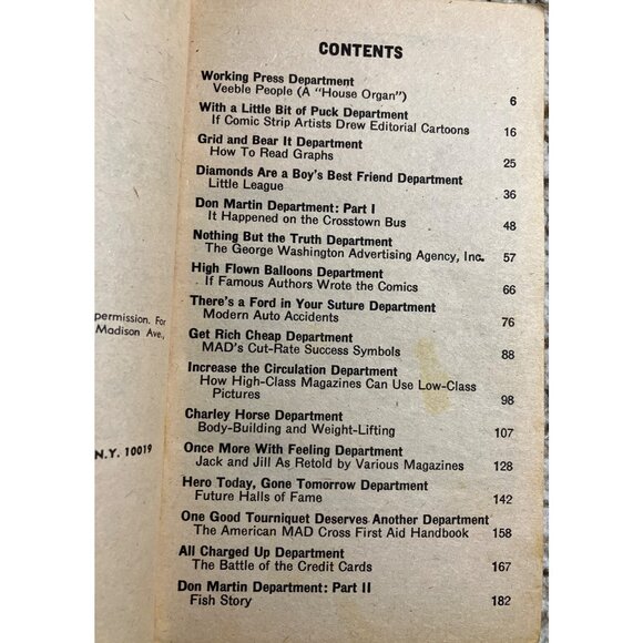 Mad In Orbit Paperback Book 1975 Warner Books Edition Humor Vintage Collectible - Picture 6 of 12